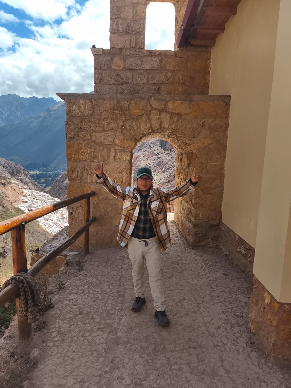 Miguel Ángel en Machu Picchu